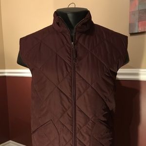 Dark Red J. Crew Vest